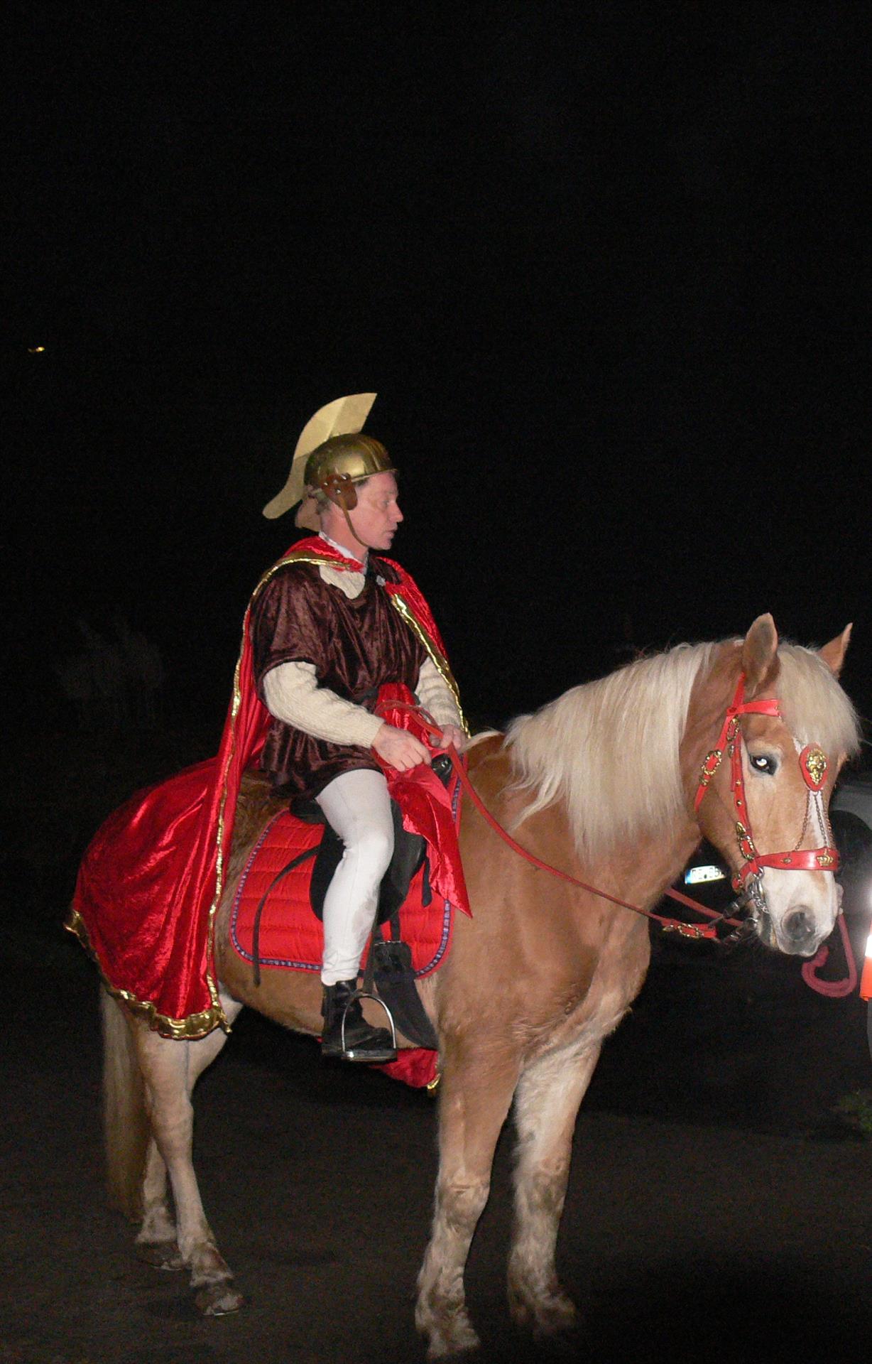 Kgv. „Bergmannssonne" - St. Martin hoch zu Ross im Kleingartenverein 